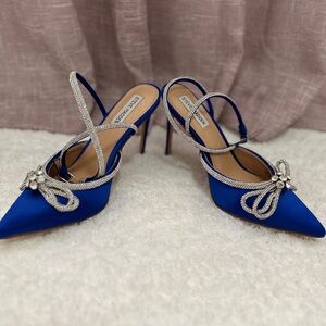 Steve Madden Blue heels .